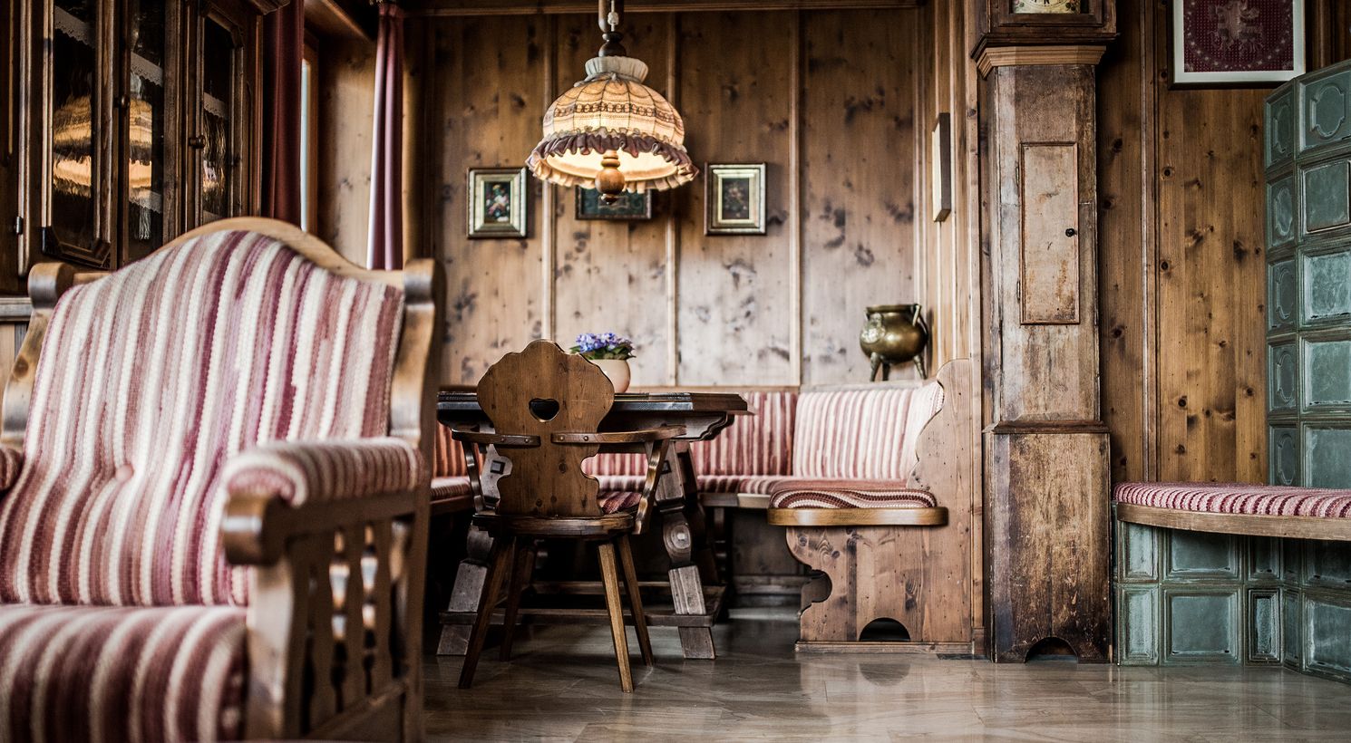 Parlour in the Landhaus in South Tyrol